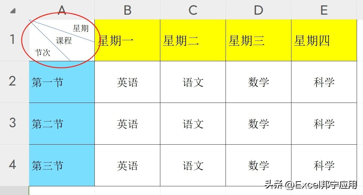 一个表格怎么一分为三并输入文字（EXCEL一个单元格分为三个格式的教程）